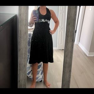 Venus knee length wrinkle free dress.